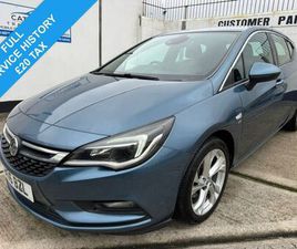 VAUXHALL ASTRA 2016 VAUXHALL ASTRA 1.6CDTI SRI NAV (136PS) (START/STOP) HATCHBACK