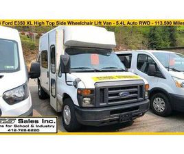 2013 FORD E350 HIGH TOP WHEELCHAIR LIFT VAN - 5.4L - 113,500 MILES