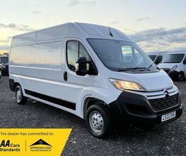 CITROEN JUMPER CITROEN RELAY 2.2 BLUEHDI 35 ENTERPRISE PANEL VAN 5DR DIESEL MANUAL L3 HIGH ROOF EURO 6 (START/STOP) (140 PS)