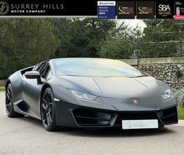 2024 LAMBORGHINI HURACAN LP 580-2 2DR LDF CONVERTIBLE PETROL AUTOMATIC