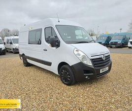 2019 VAUXHALL MOVANO 2.3 CDTI H2 VAN 130PS PANEL VAN DIESEL MANUAL