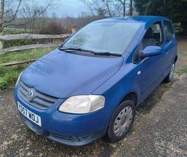 2007 VOLKSWAGEN FOX 1.2 3DR HATCHBACK PETROL MANUAL