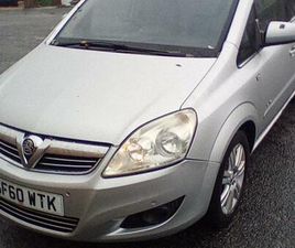 VAUXHALL ZAFIRA 2010 VAUXHALL, ZAFIRA, MPV, 1.9 DIESEL AUTOMATIC