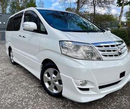 2008 TOYOTA ALPHARD FRESH IMPORT V EDITION 2.4 AUTO 8 SEATS MPV PETROL 4/B GRADE ULEZ MPV PETROL...