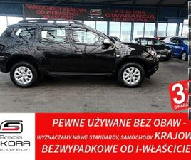 DACIA DUSTER I LED+NAVI+TEMPOMAT+PARKTRONIC BEZWYPADKOWY KRAJOWY 1WL SERWISOWANY F2