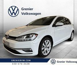 2021 VOLKSWAGEN GOLF HIGHLINE, CUIR, TOIT, CARPLAY JAMAIS ACCIDENTÉ / J