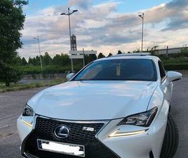 TRÈS BELLE LEXUS RC 300H F-SPORT CUIR ROUGE FULL ENTRETIEN LEXUS