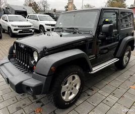 JEEP WRANGLER SPORT 2.8 CRD 4X4 – 177 CH | HARDTOP | BANQUETTE ARRIÈRE | JANTES ALU | ANTIBROUILLARDS