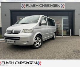 VOLKSWAGEN TRANSPORTER T5 VOLKSWAGEN TRANSPORTER MULTIVAN 2.5 TDI 174 HIGHLINE 7 PLACES - ATTELAGE