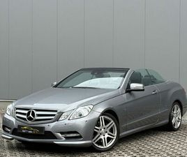 MERCEDES CLASSE E 250 CDI AUTOMAAT CABRIO AVANTGARDE- AMG- GARANTIE!