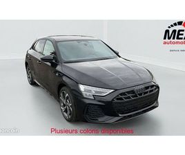 AUDI A3 SPORTBACK NOUVELLE 45 TFSI E HYBRIDE RECHARGEABLE 272 S TRONIC 6 S LINE