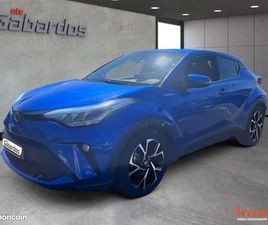 TOYOTA C-HR HYBRIDE 184 CV 2WD E-CVT MY20 COLLECTION BLEU FAIBLES KMS