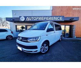 VOLKSWAGEN TRANSPORTER T6 CALIFORNIA VOLKSWAGEN CALIFORNIA T6 2.0 TDI 204 CH COAST DSG7*1ER MAIN*COUCHETTE*CUISINIERE*CARPLAY*5 PLACE*ATT