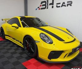 PORSCHE 911 991.2 GT3 5.0L PDK - 500CV / PACK CLUBSPORT / LIFT / ECHAPPEMENT SPORT / APPLE CARPLAY