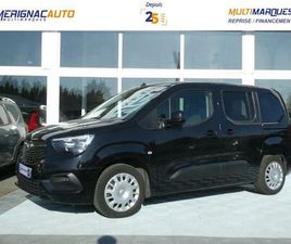 OPEL COMBO LIFE 1.5 DIESEL 130 EAT8 ELEGANCE GPS 3 SIÈGES SÉPARÉS