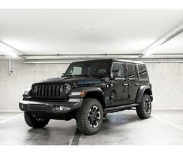 JEEP WRANGLER UNLIMITED JEEP WRANGLER 2.0 TURBO RUBICON BLACK KITE UNLIMITED 4XE: RÉSERVER UN ESSAI SUR ROUTE !