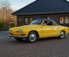 VOLKSWAGEN KARMANN GHIA CABRIOLET VOLKSWAGEN KARMANN GHIA CABRIOLET (1973), DEUTSCHES FAHRZEUG, RESTAURIERT, H-KENNZEICHEN