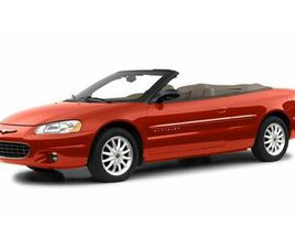 CHRYSLER SEBRING CABRIOLET USED 2001 CHRYSLER SEBRING LIMITED