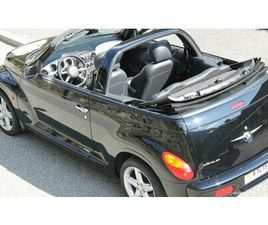 2005 CHRYSLER PT CRUISER CONVERTIBLE NOIR MANUEL, 5 VITES...