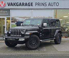 JEEP WRANGLER UNLIMITED 4XE 380 SAHARA IRMSCHER | NO. 007/100 |STUUR+STOELVERW.|CAMERA V+A|ALPINE AUDIO| 4158