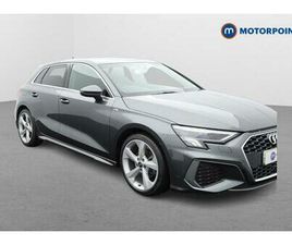 AUDI A3 2022 AUDI A3 30 TFSI S LINE 5DR HATCHBACK PETROL MANUAL
