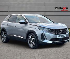 PEUGEOT 3008 USED PEUGEOT 3008 SUV 2021 1.2 PURETECH ALLURE SUV 5DR PETROL MANUAL EURO 6 (S/S) (130 PS)