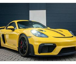 PORSCHE 718 CAYMAN GT4 RS PORSCHE CAYMAN PORSCHE CAYMAN 718 GT4 RS YELLOW RACING JUNHO/22