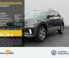 VOLKSWAGEN T-ROC VOLKSWAGEN T-ROC 1.5 TSI DSG R-LINE NAVI SITZH IQ.LIGHT PDC