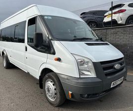 2007 FORD TRANSIT MEDIUM ROOF 17 SEATER TDCI 115PS CHEAP MINIBUS NO VAT FULL MOT WITH THIS MINIB...