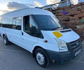 2007 FORD TRANSIT MEDIUM ROOF 17 SEATER TDCI 140PS LOW MILES TIDY MINIBUS NO VAT CHEAP BUS MINIB...