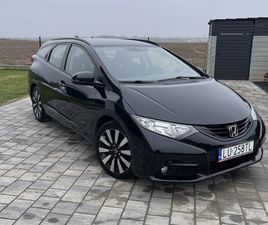 HONDA CIVIC IX TOURER 1,6 I-DTEC 120KM 2014R - LUBLIN