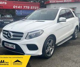 MERCEDES-BENZ GLE 2.1 GLE250D AMG LINE (PREMIUM) G-TRONIC 4MATIC EURO 6 (START/STOP) 5DR DIESEL AUTOMATIC