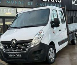 RENAULT MASTER ② RENAULT MASTER 2.3 DCI L3 7PLACES BENNE BASCULANTE TVAC*BTWI — CAMIONNETTES & UTILITAIRES — 2EMEMAIN