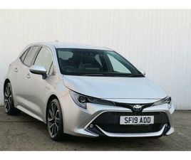 TOYOTA COROLLA TOYOTA COROLLA EXCEL HATCHBACK'S 1.8 VVT-H EXCEL CVT EURO 6 (START/STOP) 5DR