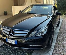 E 350 CDI CABRIO BLUEEFFICIENCY AVANTGARDE