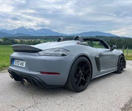 PORSCHE BOXSTER SPYDER PORSCHE SPYDER RS WEISSACH ARKTIKGRAU MATT XPEL FOLIERT