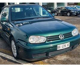 VOLKSWAGEN GOLF CABRIOLET 1.8/75 CV CAT MOVIE