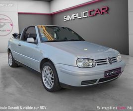VOLKSWAGEN GOLF CABRIOLET 1.6I 100 CH CARAT