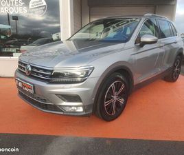 VOLKSWAGEN TIGUAN VOLKSWAGEN TIGUAN 2.0 TDI 150CH BLUEMOTION TECHNOLOGY CARAT DSG7