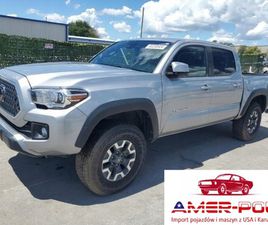 TOYOTA TACOMA 2019 DOUBLE CAB, BEZWYPADKOWA, V6 3.5L, 4X4, OD UBEZPIECZAL