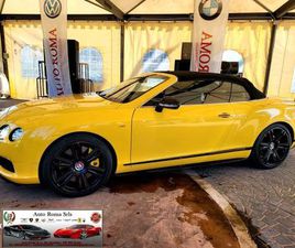 BENTLEY CONTINENTAL GTC V8 S LIMITED EDITIONBLACK FRIDAY 89000 !!FINANZIO FINI A 180 MESI ANT 0 RATA 2000 MESE!!
