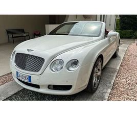 BENTLEY CONTINENTAL GTC W12 560 CV CABRIOLET IVA 22% COMPRESA