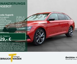 SKODA SUPERB COMBI SUPERB COMBI 2.0 TSI DSG 4X4 SPORTLINE MATRIX NAVI CANTON LM19