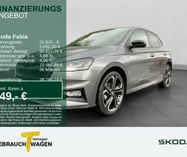 SKODA FABIA FABIA 1.5 TSI DSG MONTE CARLO LM18 KAMERA SITZHZ LED