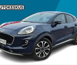 FORD PUMA 1.0 ECOBOOST HYBRID (MHEV) 125HV A7 DCT TITANIUM 5-OVINEN - KORKO 2,49% + KULUT!