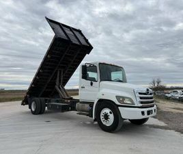 2017 HINO 268 20FT FLATBED DUMP TRUCK