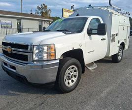 2013 CHEVY SILVERADO 3500 HD REGULAR CAB KUV 8' ENCLOSED UTILITY BODY