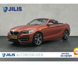 BMW 2-SERIE CABRIO 220I SPORT | LEDER | STOELVERWARMING | LED | PARKEERSENSOREN | CRUISE CONTROL