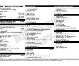 RAM TRUCKS RAM PROMASTER CARGO VAN USED 2023 RAM PROMASTER 3500 HIGH ROOF
