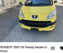 PEUGEOT 1007, BAUJAHR 2007, 92.000 KM
